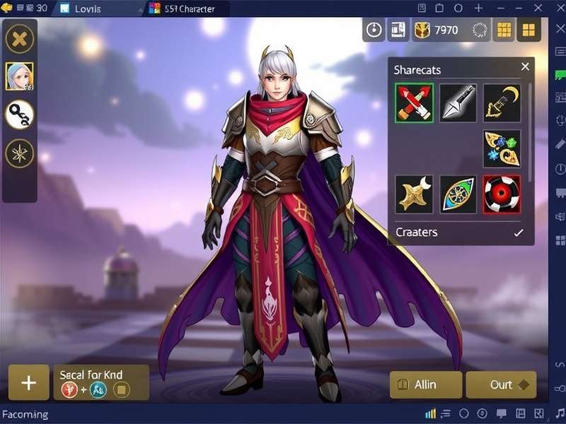 Vanguard Warrior Prime Character Customization